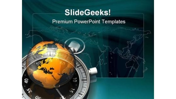 Globe Time Future PowerPoint Templates And PowerPoint Backgrounds 0311