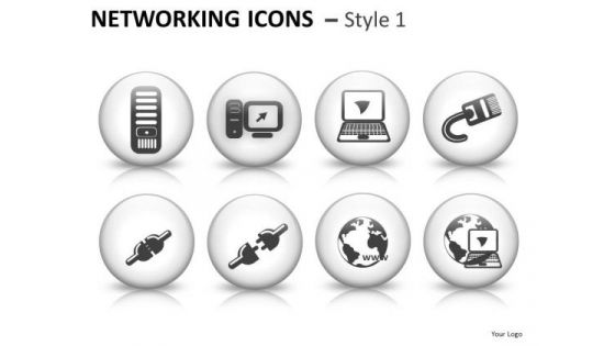 Glowing Networking Icons 1 Instrument PowerPoint Slides And Ppt Diagram Templates
