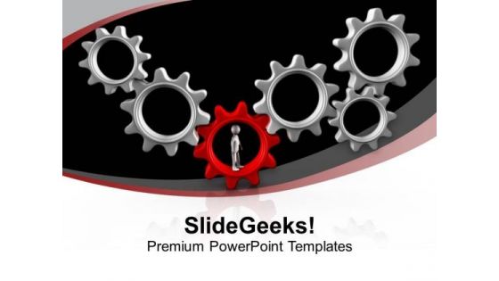 Go Ahead And Become Unique Concept PowerPoint Templates Ppt Backgrounds For Slides 0713