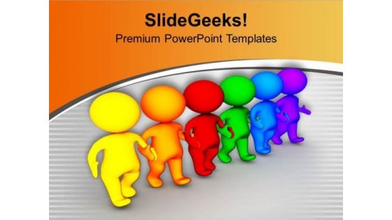 Go Ahead With Team For Success PowerPoint Templates Ppt Backgrounds For Slides 0613