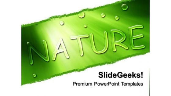 Go Green Nature PowerPoint Templates And PowerPoint Themes 0512