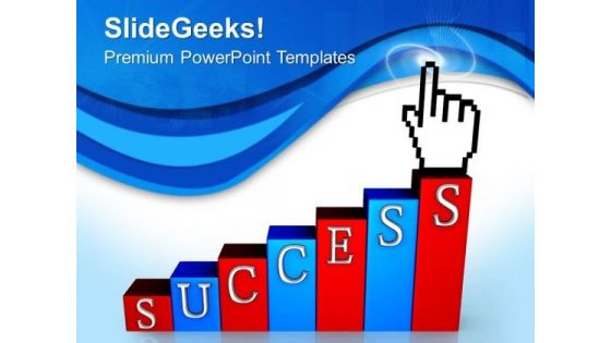 Go Step By Step To Reach Towards PowerPoint Templates Ppt Backgrounds For Slides 0513