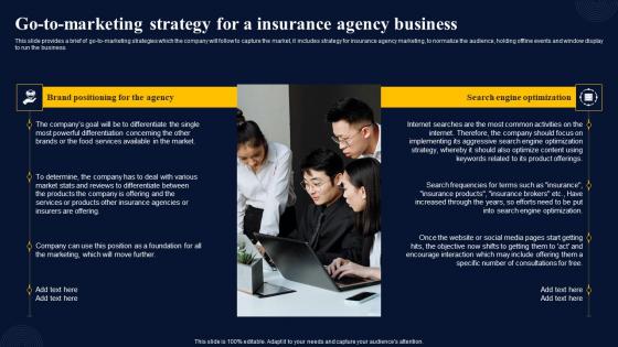 Go To Marketing Strategy For A Insurance Broker Business Plan Graphics Pdf