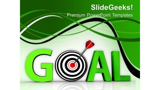 Goal As Target Achieved Business PowerPoint Templates Ppt Backgrounds For Slides 0513