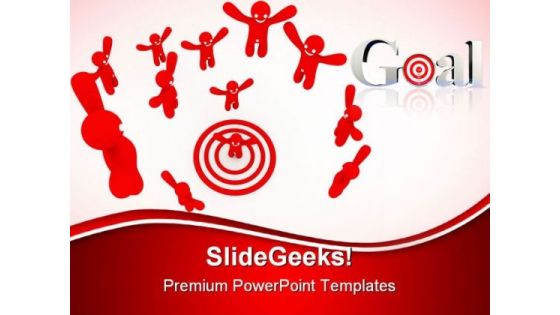 Goal Concept Leadership PowerPoint Templates And PowerPoint Backgrounds 0711