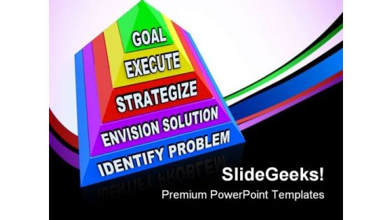 Goal Execute Business PowerPoint Templates And PowerPoint Backgrounds 0811