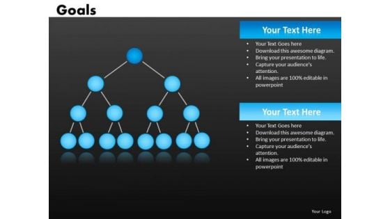 Goal Network Diagrams PowerPoint Templates Ppt Slides