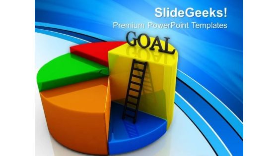 Goal Pie Chart Concept Business PowerPoint Templates And PowerPoint Themes 0612