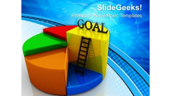 Goal Pie Chart Concept Business PowerPoint Templates And PowerPoint Themes 0712