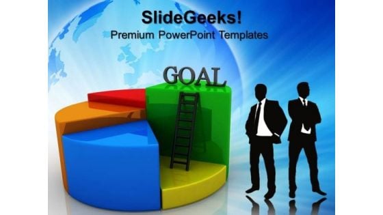 Goal Pie Chart Concept Finance Business PowerPoint Templates And PowerPoint Themes 0612