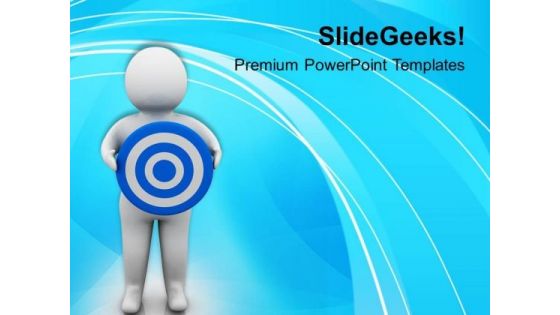 Goal To Achieve Target Business Concept PowerPoint Templates Ppt Backgrounds For Slides 0513