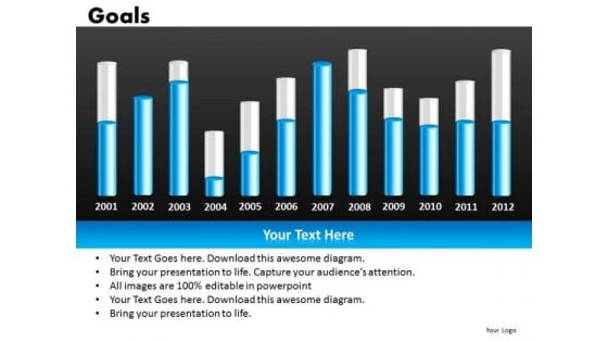 Goals Graphs PowerPoint Slides