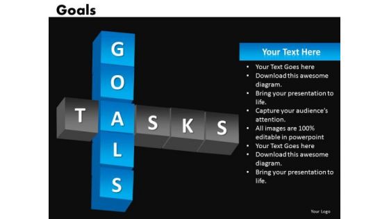 Goals PowerPoint Templates Tasks Ppt Slides