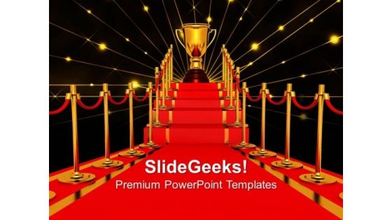 Gold Cup Of The Winner On A Red Carpet Path Award Templates And PowerPoint Themes 1012 Gold Cup Of The Winner On A Red Carpet Path Award Templates And PowerPoint Themes 1012