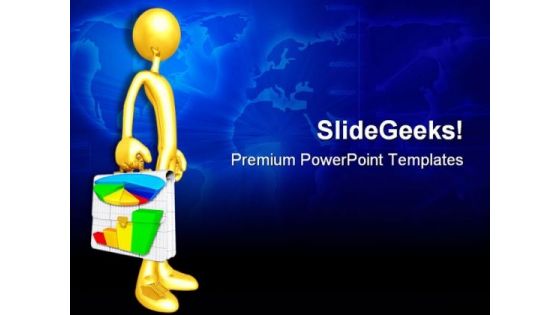 Gold Guy Report Business PowerPoint Themes And PowerPoint Slides 0611