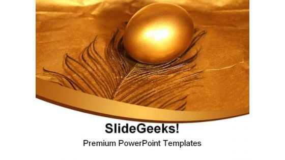 Golden Egg Leadership PowerPoint Templates And PowerPoint Backgrounds 0611