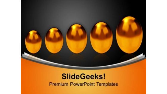Golden Egg Savings Money PowerPoint Templates And PowerPoint Themes 1012
