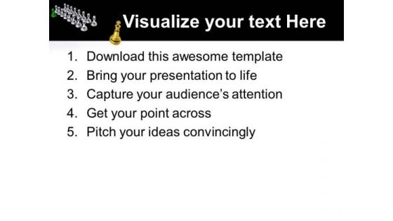 Golden King Leadership PowerPoint Templates Ppt Background For Slides 1112