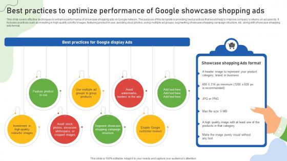 Google Ads Categories Best Practices To Optimize Performance Of Google Showcase Shopping Ads MKT SS V Google Ads Categories Best Practices To Optimize Performance Of Google Showcase Shopping Ads MKT SS V