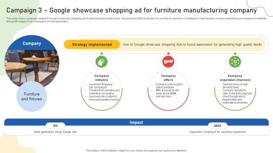 Google Ads Categories Campaign 3 Google Showcase Shopping Ad For Furniture Manufacturing MKT SS V Google Ads Categories Campaign 3 Google Showcase Shopping Ad For Furniture Manufacturing MKT SS V