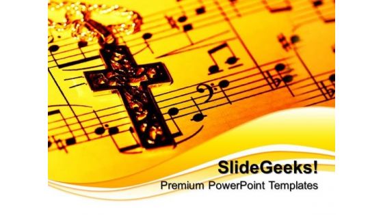 Gospel Cross Church PowerPoint Templates And PowerPoint Themes 0712