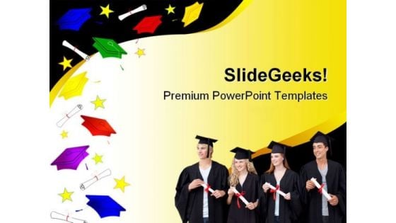 Graduation Abstract Law PowerPoint Backgrounds And Templates 1210