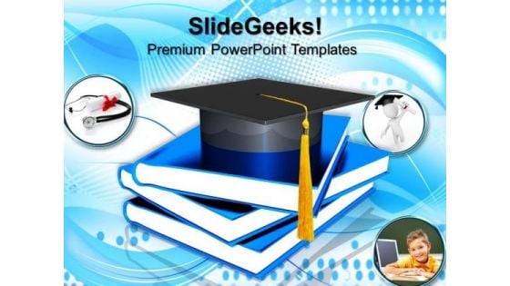 Graduation Concept Education PowerPoint Templates And PowerPoint Themes 0812