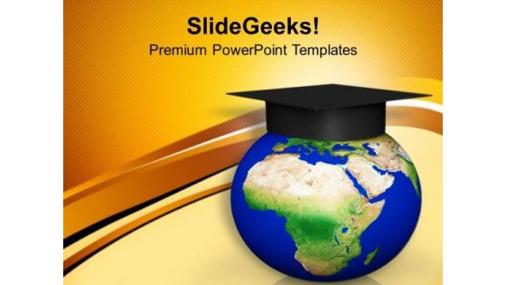 Graduation Hat For International Students PowerPoint Templates Ppt Backgrounds For Slides 0713 Graduation Hat For International Students PowerPoint Templates Ppt Backgrounds For Slides 0713