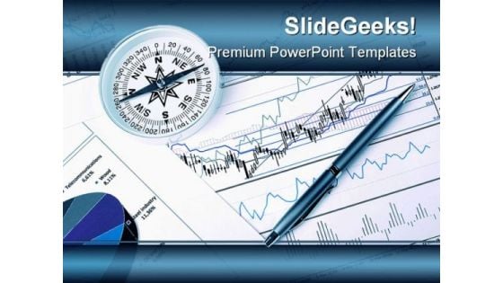 Graph And Chart Business PowerPoint Template 1110