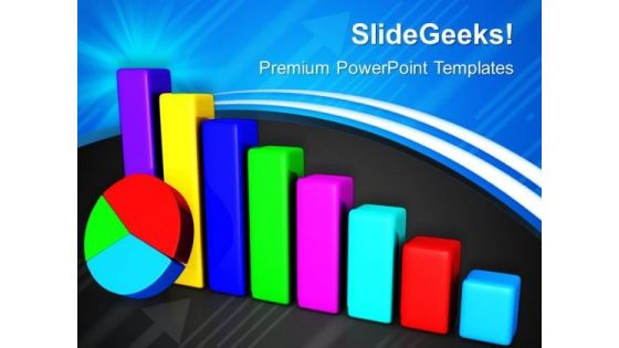 Graph And Pie Chart Business Finance PowerPoint Templates And PowerPoint Themes 1112