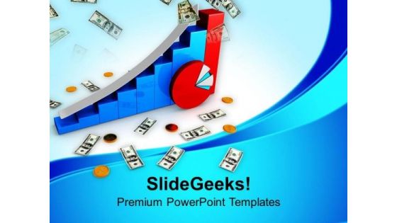 Graph For Increasing Dollar Value PowerPoint Templates Ppt Backgrounds For Slides 0713