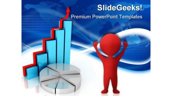 Graph Growth Business PowerPoint Templates And PowerPoint Backgrounds 0411