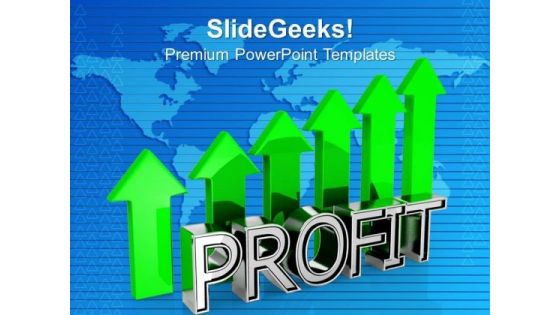 Graph Profit Concept Business PowerPoint Templates And PowerPoint Themes 0812