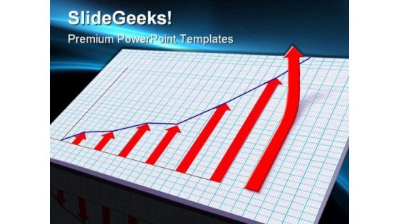 Graph Showing Success PowerPoint Templates And PowerPoint Backgrounds 0211