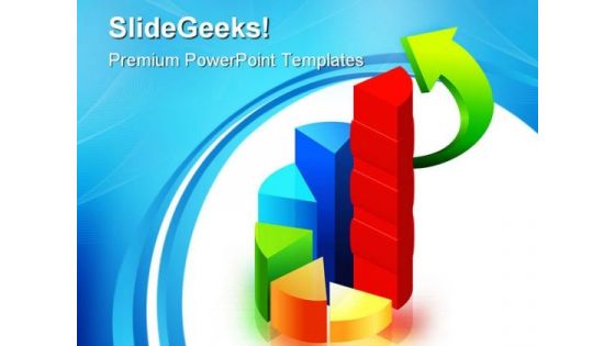 Graph Statistics Business PowerPoint Themes And PowerPoint Slides 0411