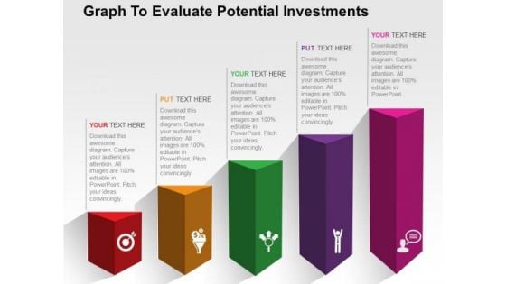 Graph To Evaluate Potential Investments PowerPoint Templates