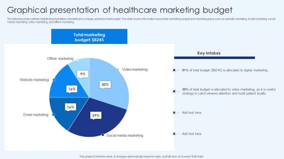 Graphical Presentation Of Healthcare Marketing Budget Healthcare Promotion Microsoft Pdf