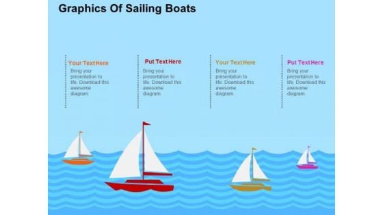 Graphics Of Sailings Boat PowerPoint Template