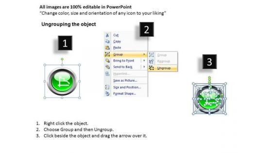 Graphs Going Up Or Down PowerPoint Icons