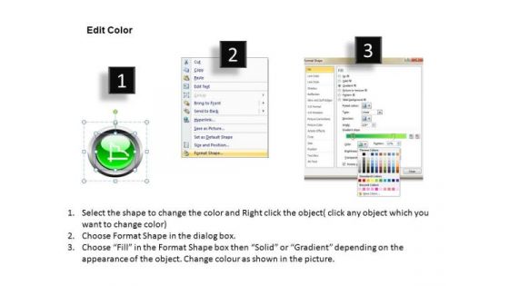 Graphs Going Up Or Down PowerPoint Icons