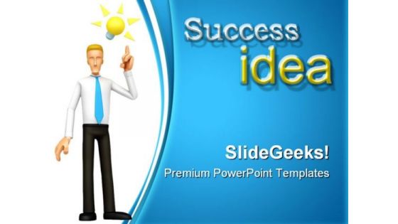 Great Idea Success PowerPoint Templates And PowerPoint Backgrounds 0211