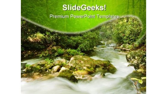 Great Smoky Mountains Nature PowerPoint Themes And PowerPoint Slides 0611