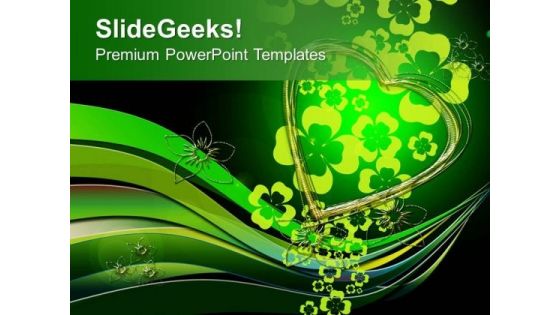 Green Abstract Background PowerPoint Templates Ppt Backgrounds For Slides 0413