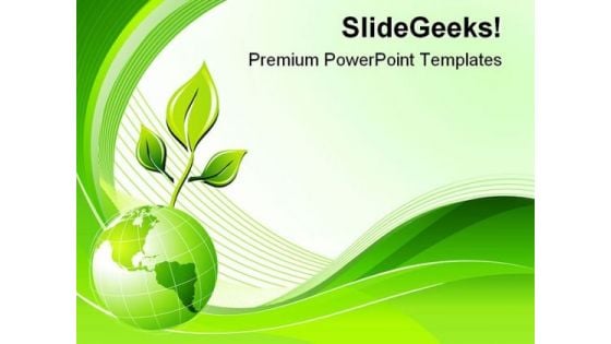 Green Abstract Lines Background PowerPoint Themes And PowerPoint Slides 0611