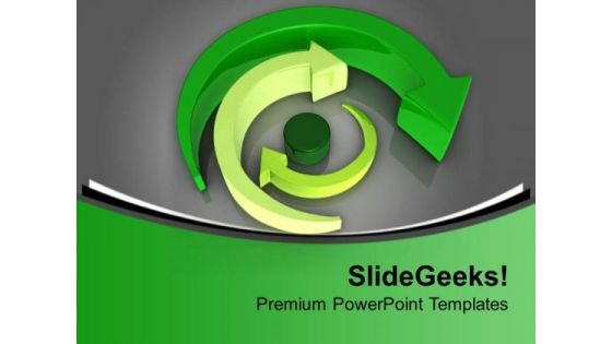 Green Arrows Around Inward PowerPoint Templates Ppt Backgrounds For Slides 0713 Green Arrows Around Inward PowerPoint Templates Ppt Backgrounds For Slides 0713