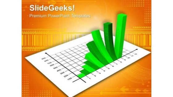 Green Bar Graph PowerPoint Templates And PowerPoint Themes 0912