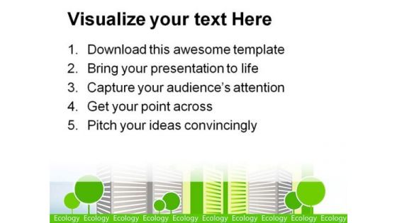 Green City Environment PowerPoint Themes And PowerPoint Slides 0511