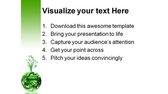 Green Earth Concept Environment PowerPoint Templates And PowerPoint Backgrounds 0211 Slide03