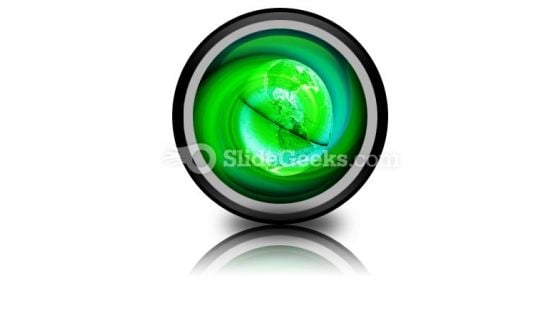 Green Earth PowerPoint Icon Cc