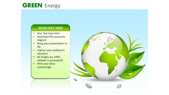 Green Earth PowerPoint Ppt Templates